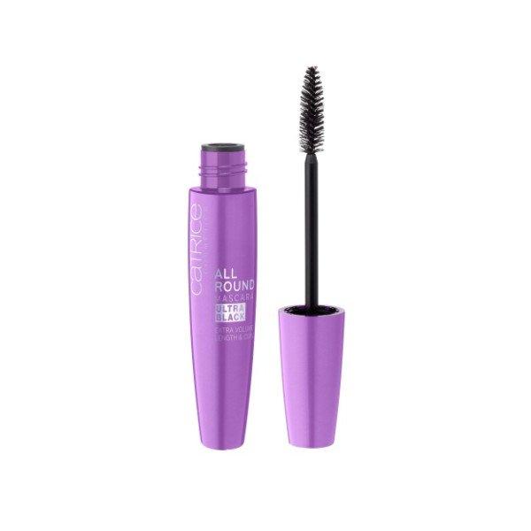 Catrice Volumennövelő, formázó és hosszabbító szempillaspirál Allround
(Extra Volume, Length & Curl Mascara) 11 ml Ultra Black