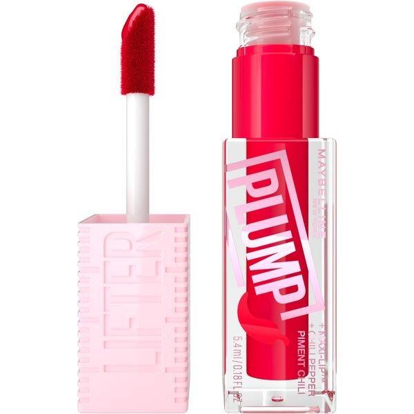 Maybelline Ajakfeltöltő szájfény Lifter Plump 5,4 ml 004 Red Flag