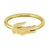 Lacoste Eredeti aranyozott gyr Crocodile 2040054 56 mm