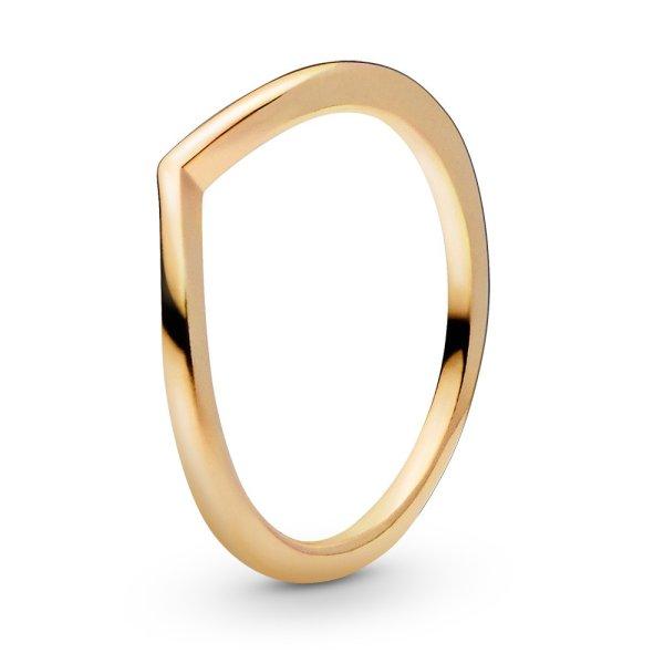 Pandora Minimalistaaranyozott acél gyűrű Shine 168742C00 56 mm