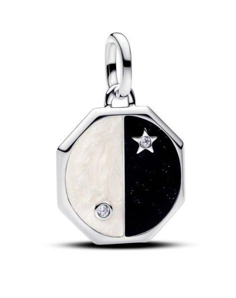 Pandora Stílusos ezüst medál Yin & Yang ME 793688C01