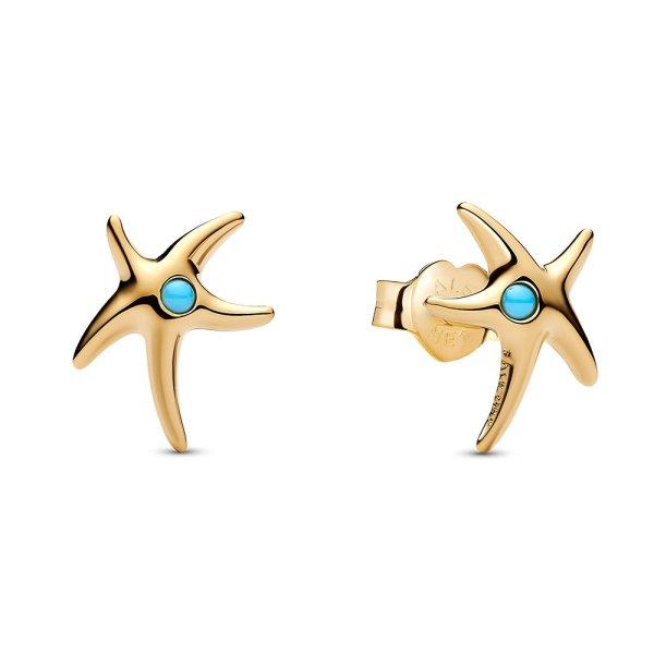 Pandora Aranyozott fülbevaló Csillaghal Shine 263820C01