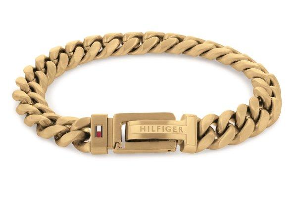 Tommy Hilfiger Luxus férfi karkötő aranyozott acélból 2790434