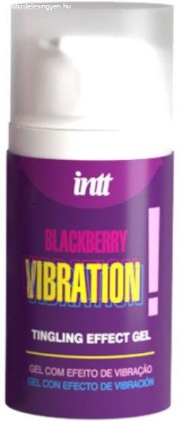 Intt releases liquid vibrating gel blackberry flavor 15 ml