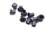 Szegecs kydexhez fekete 8,4 x 6,3 mm 10 db