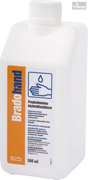 BradoHand ETANOL bázisú kézfertőtlenítő - 500ml 