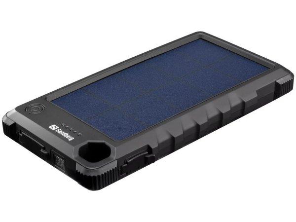 Sandberg Akkubank - Outdoor Solar Powerbank 10000 (napelem; vízálló,
elemlámpa; USB-C+USB-A)