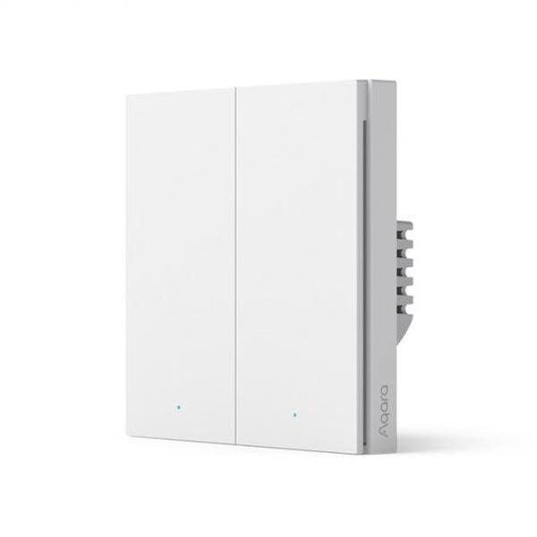 Aqara Smart Home Fali duplakapcsoló H1 nullavezető-csatlakozással