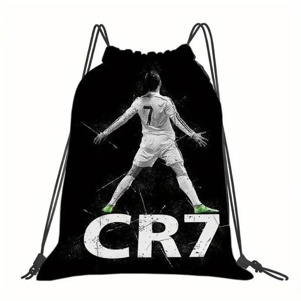 CR7 nyomtatású tornazsák – magas minőségű,  Oxford Softshell anyag
HT3934792