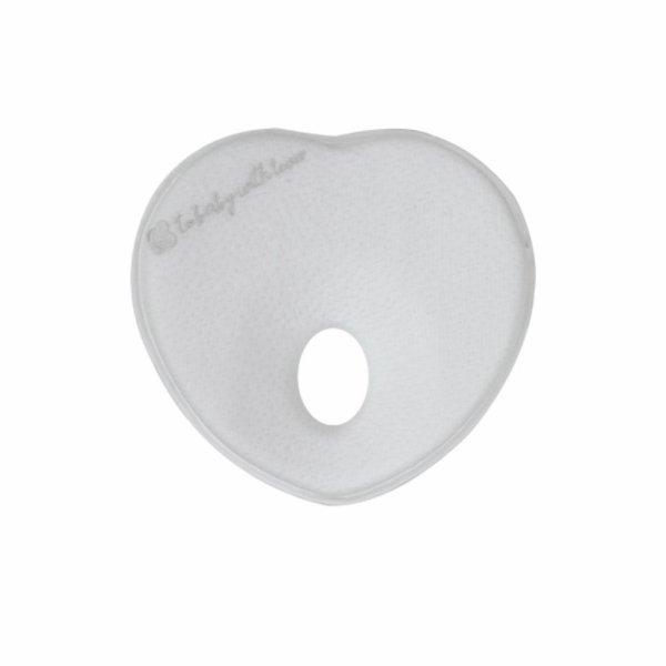 Kikkaboo laposfejűség elleni párna, memóriahabos, ergonomikus, Airknit -
szív szürke