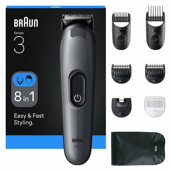 Braun Multifunkciós nyírógép 8 az 1-ben Series 3 AIO3540