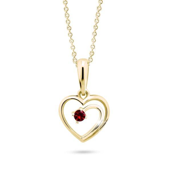 Cutie Diamonds Bájos sárga arany medál rubinnal DZ6300-1602-40-RU-X-L1