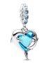 Pandora Ezst medl Delfinek kk Murano veggel 793924C01