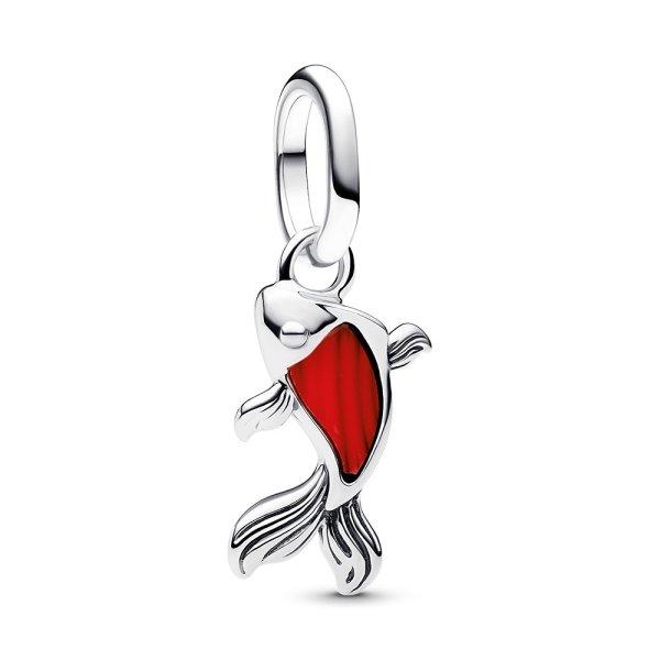 Pandora Ezüst medál Ponty Koi vörös Murano üveggel 793863C01