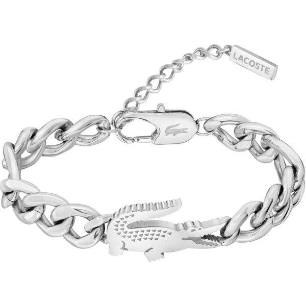 Lacoste Női acél karkötő Crocodile 2040373