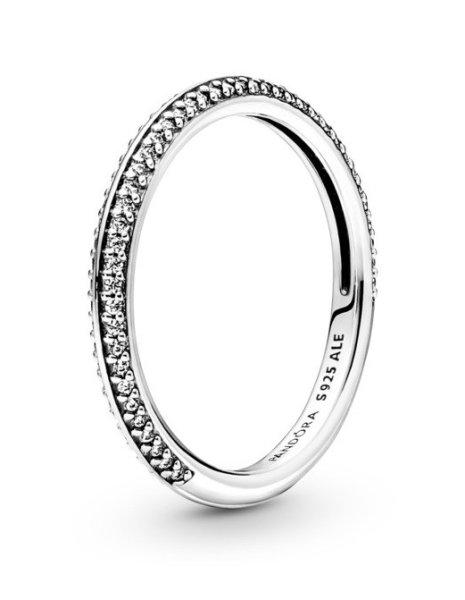 Pandora Csillogó ezüst gyűrű cirkónium kövekkel Me 199679C01 50 mm