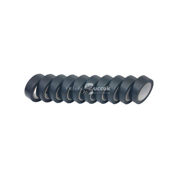 EXTOL CRAFT szigetelő szalag, 10db-os, fekete; 19mm×10m×0,13mm
