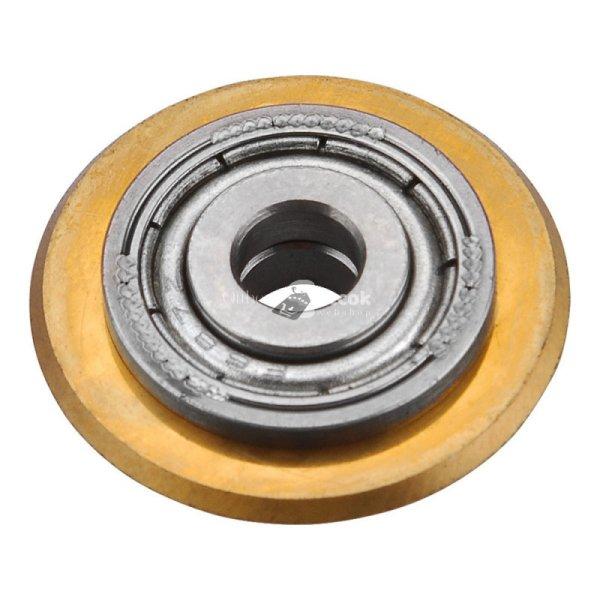 FORTUM vágókerék a 4770808, 4770810, 4770812 csempevágókhoz,
titánium-volfrám-karbid, 22×6×6 mm, csapágyas