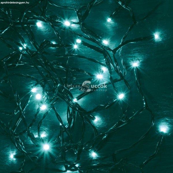 Home KII 50/T LED-es fényfüzér, 4 m / 50 db türkiz LED, állófényű, zöld
vezeték, hálózati adapter, beltéri kivitel