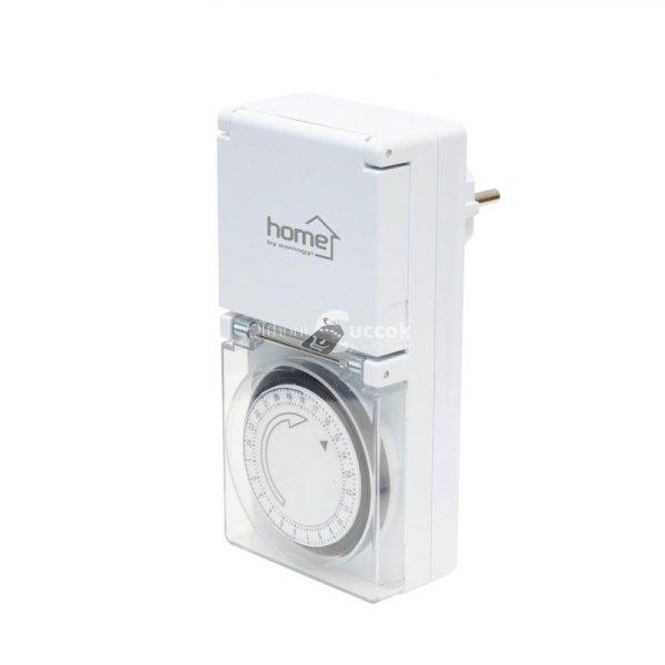 Home TG 24 mechanikus időzítő óra, max. 16 A / 3680 W, 24 óra
programozhatóság, IP44, kültéri