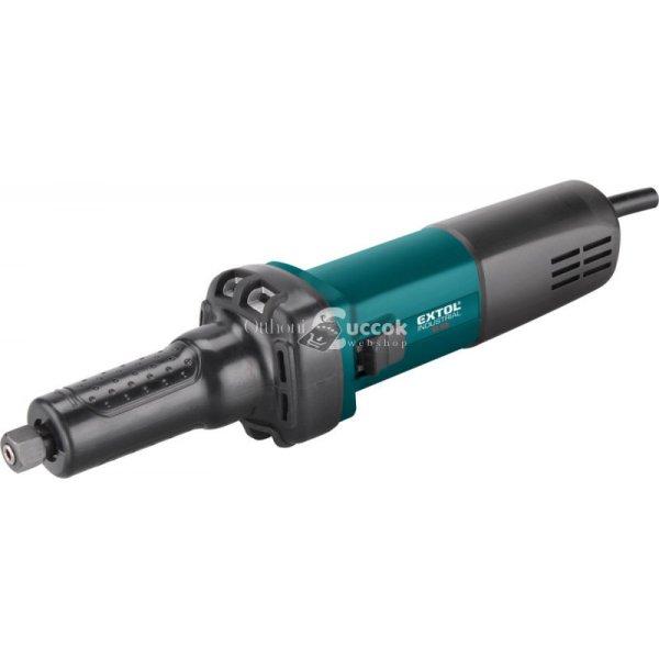 EXTOL INDUSTRIAL furatköszörűgép, egyenes, elektromos, 500W, 6 mm, 28.000
ford./perc, papír doboz, 1,7 kg