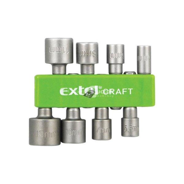 EXTOL CRAFT behajtó klt. hatlapfejű csavarhoz 8db;
5-13mm(5-5,5-6-7-8-10-11-13mm),36-38mm hossz, hatszög befogás, nem mágneses,