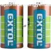 EXTOL ENERGY elem klt. 2 db, alkli, 1,5V, mret: C (LR14); 
