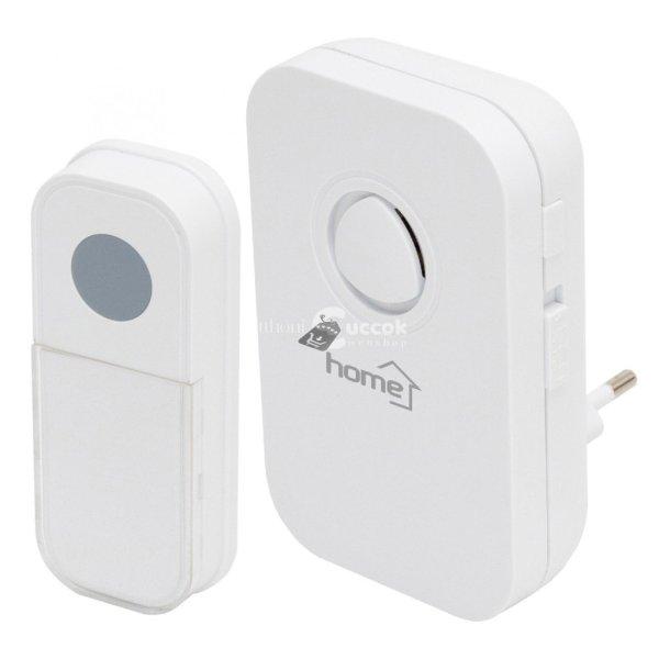 Home DB 1041AC vezeték nélküli csengő, 100 m, 3 fokozat, 36 dallam, 8
nyomógomb hozzárendelhető, zavar/zajvédelem más csengőktől