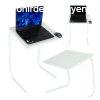 Laptop asztal sszecsukhat 52 x 40 cm fehr