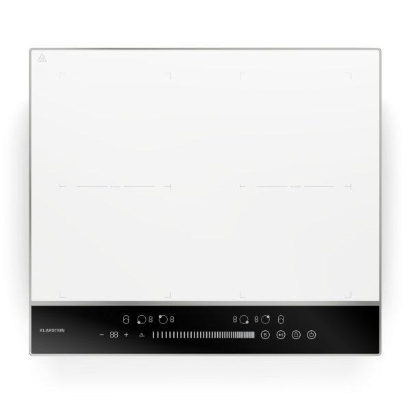 Klarstein DualTone Flex indukciós főzőlap, Flex Zone, LED kijelző, Csúszka
vezérlés, 7200 W