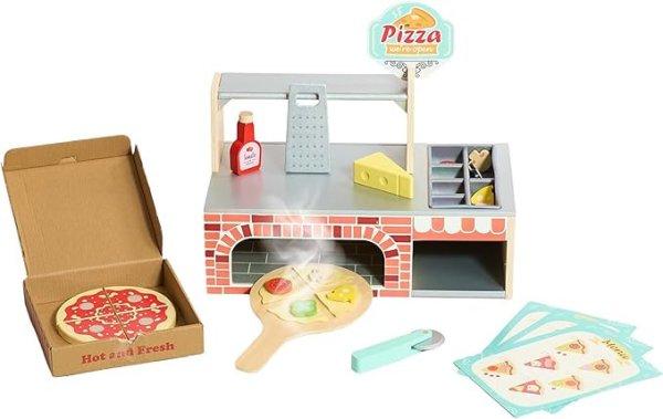 Bayer Chic 2000 fa pizzás játék – pizza sütő kemencével, feltétekkel
és kiegészítőkkel, 3 éves kortól