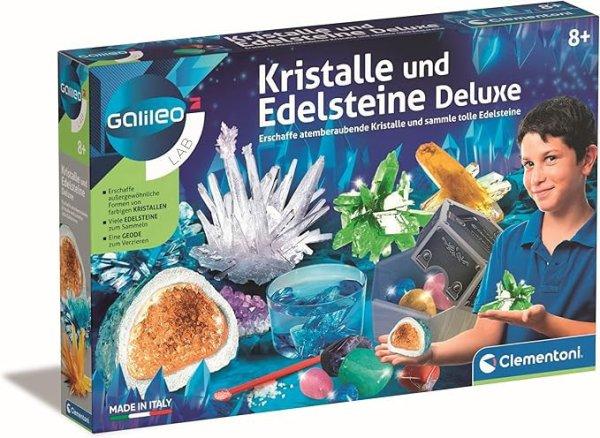 Galileo Lab – Kristály- és drágakő készlet Deluxe gyerekeknek (Clementoni
59330)