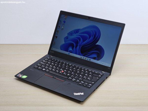 Lenovo ThinkPad P14s Gen 2 / AMD Ryzen 7 Pro 5850U / 16GB RAM / 512GB SSD /
Magyar billentyűzet