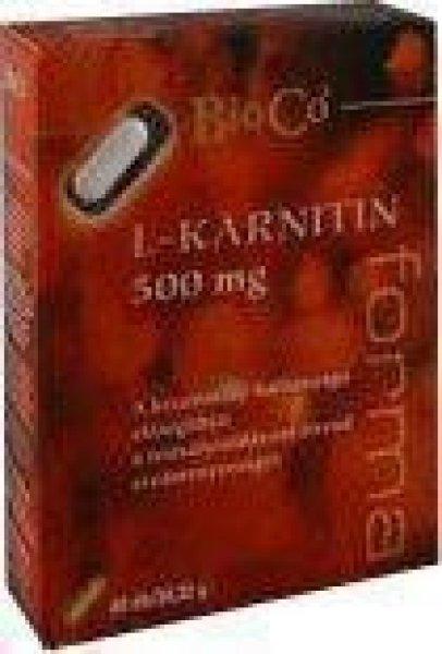 Bioco l-karnitin 500mg kapszula 60 db