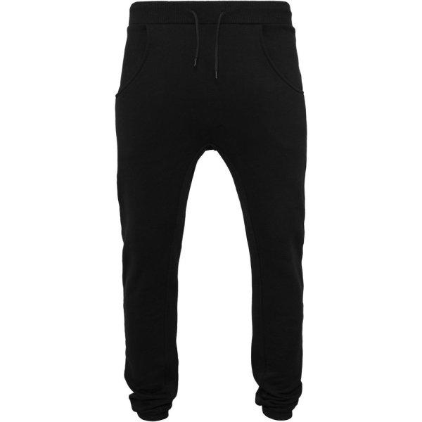 Build Your Brand Férfi melegítőnadrág alacsony üleppel - Fekete | 2XL
