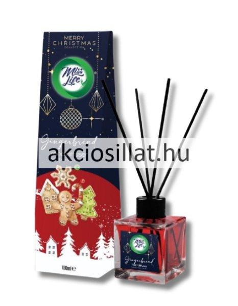 Miss Life Bamboo Gingerbread pálcikás légfrissítő 100ml