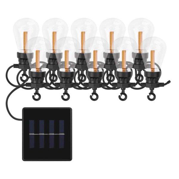 EMOS DCPV02, LED lánc napelemmel - 10x party égő, 5 m, kültéri és beltér,
vintage