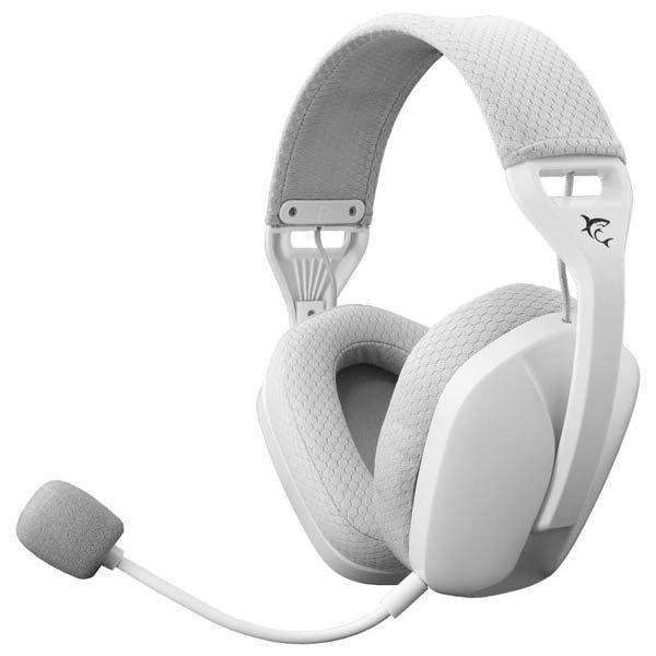 White Shark vezeték nélküli játékos fülhallgatók BUTTERFLY,  PC, PS4/5,
MAC, fehér
