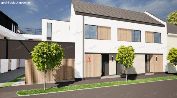 Szombathely belvárosában 55 m2-es + 41 m2 előkertes ÚJ építésű lakás
eladó.