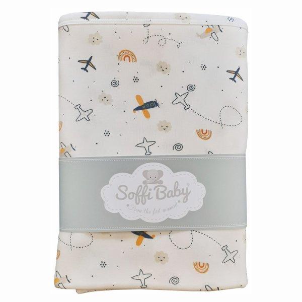 Soffi Baby takaró pamut dupla repülõk 80x100cm