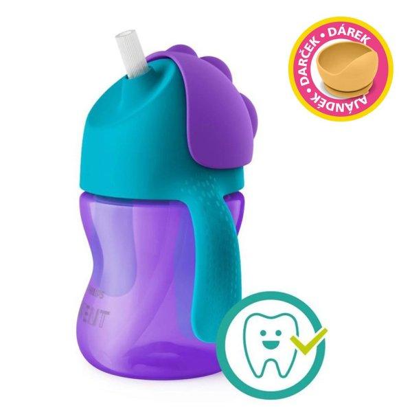 Philips AVENT itatópohár rugalmas szívószállal 200ml 9hó lányos - most
Petite and Mars szilikon tálkával