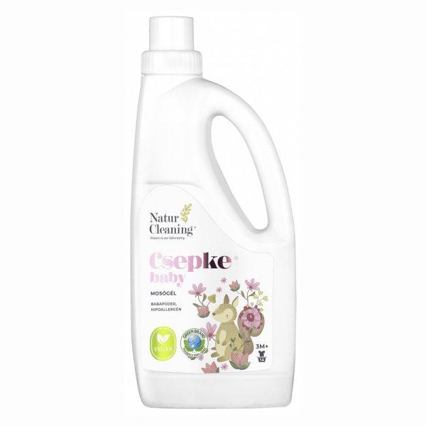 Csepke Baby mosógél 3hó púder illattal 1l