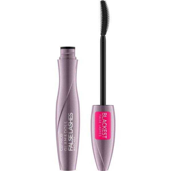 Catrice Volumennövelő szempillaspirál műszempilla hatásával Glam & Doll
(False Lashes Mascara) 10 ml Black