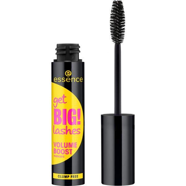essence Volumennövelő szempillaspirál Get BIG! Lashes Volume Boost 12 ml
Black