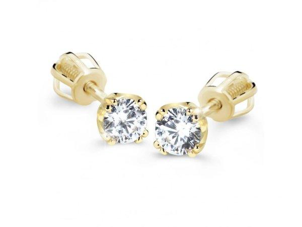 Cutie Diamonds Sárga arany gyémánt fülbevaló briliánsokkal
DZ60188-30-00-X-1