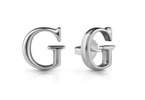 Guess Stílusos acél fülbevaló Studs Party JUBE02169JWRHT