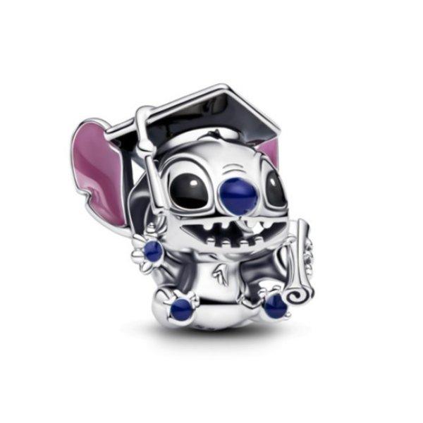 Pandora Ezüst gyöngy Stitch diplomaosztó kalappal 2025 Disney 793789C01