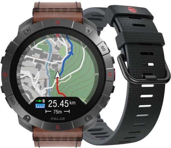 Polar Grit X2 Pro Titan sportteszter M/L barna