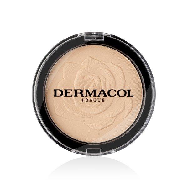 Dermacol Kompakt por rózsás dombornyomással 8 g 3