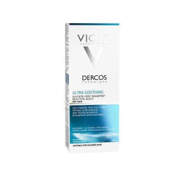 Vichy Ultra nyugtató sampon száraz hajra Dercos (Ultra Smoothing Shampoo) 200
ml